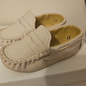Kids Cream Loafers